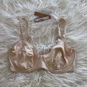 Skims Fits Everybody Unlined Demi Bra Sand Size 36DD